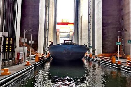 單日通貨7500噸，向家壩升船機(jī)通航創(chuàng)紀(jì)錄