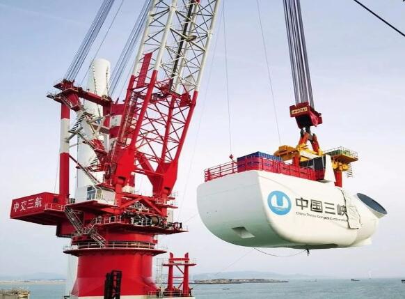 我國(guó)自主研發(fā)單機(jī)容量最大海上風(fēng)電機(jī)組“落戶(hù)”三峽福清興化灣風(fēng)場(chǎng)