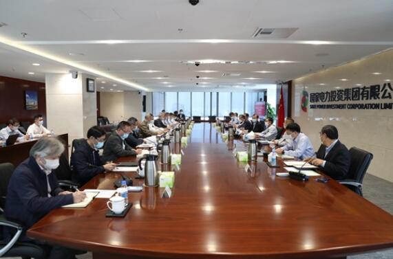 國家電投總經(jīng)理江毅會見東方電氣黨組副書記、總經(jīng)理俞培根