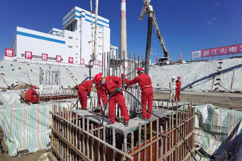 內(nèi)蒙古金山熱電二期工程開(kāi)工