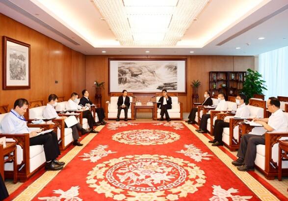 華能集團(tuán)有限公司黨組書記、董事長(zhǎng)舒印彪會(huì)見(jiàn)國(guó)開(kāi)行董事長(zhǎng)趙歡