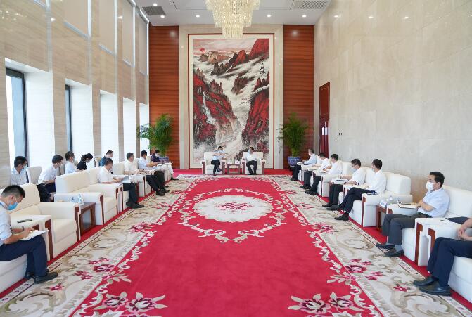 中國能建黨委書記、董事長(zhǎng)汪建平會(huì)見陜西省副省長(zhǎng)趙剛一行