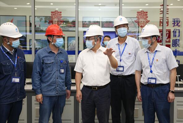 華電集團公司董事、總經(jīng)理、黨組副書記葉向東到江蘇區(qū)域企業(yè)調(diào)研