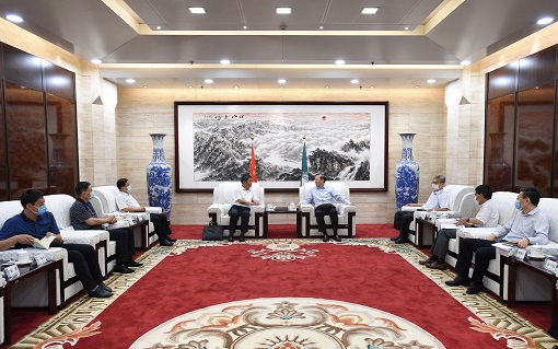 國家電網(wǎng)有限公司總經(jīng)理、黨組副書記辛保安會見寧夏回族自治區(qū)副主席吳秀章