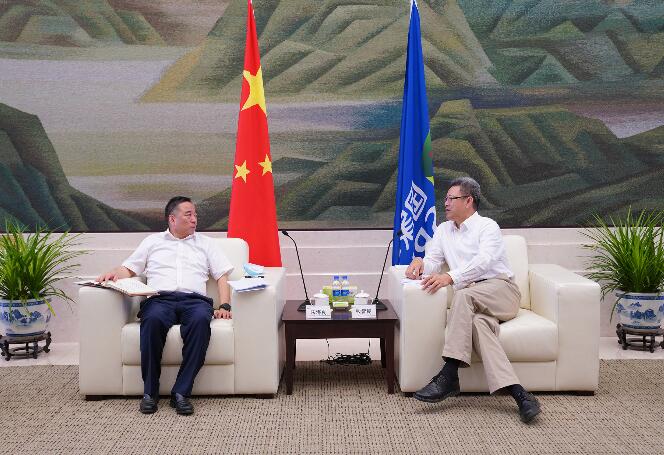 中國能建黨委書記、董事長宋海良拜會國家電投董事長錢智民