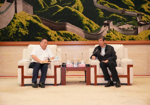 宋海良、孫洪水與大唐集團(tuán)董事長(zhǎng)陳飛虎座談