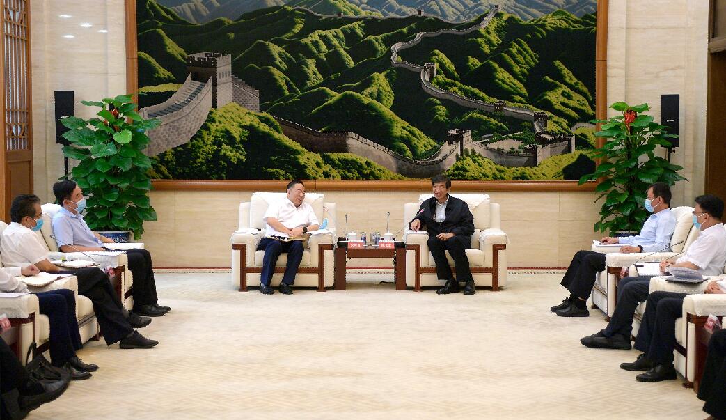 陳飛虎會(huì)見(jiàn)中國(guó)能建董事長(zhǎng)宋海良、總經(jīng)理孫洪水