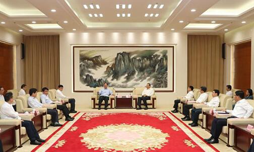 國(guó)家電網(wǎng)董事長(zhǎng)、黨組書(shū)記毛偉明拜會(huì)安徽省委書(shū)記李錦斌、省長(zhǎng)李國(guó)英