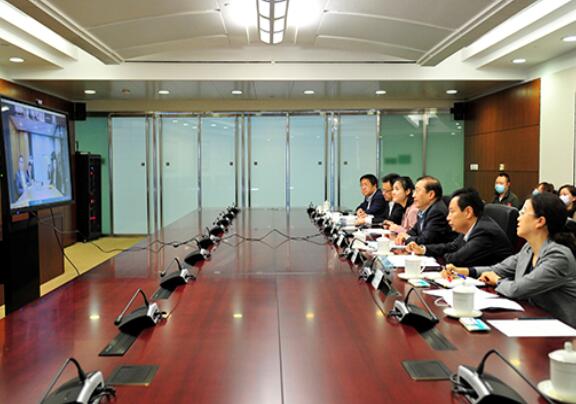 辛保安總經(jīng)理與SAP公司全球執(zhí)行董事會成員、全球業(yè)務總裁傅美黛舉行視頻會談