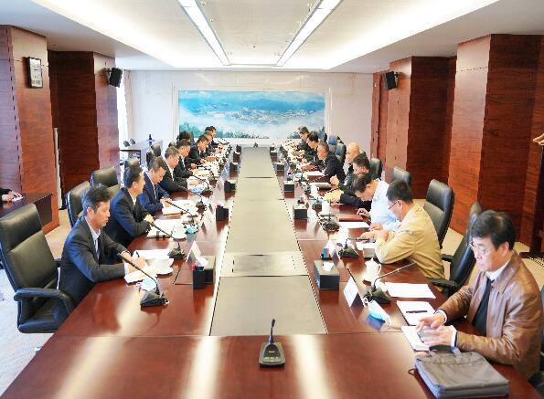 中國(guó)能建黨委書記、董事長(zhǎng)宋海良拜會(huì)三峽集團(tuán)董事長(zhǎng)雷鳴山