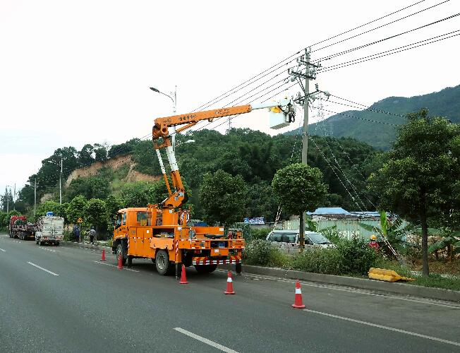 國網福安市供電公司灣塢10千伏新郭線改造工作進入負荷切割階段