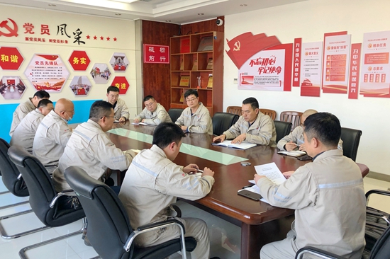 大唐淮北發(fā)電廠開展“沖刺四季度，奪取雙勝利”主題黨日活動(dòng)