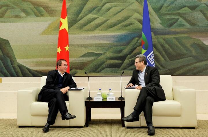 錢智民會見中國燃氣董事局主席、總裁劉明輝