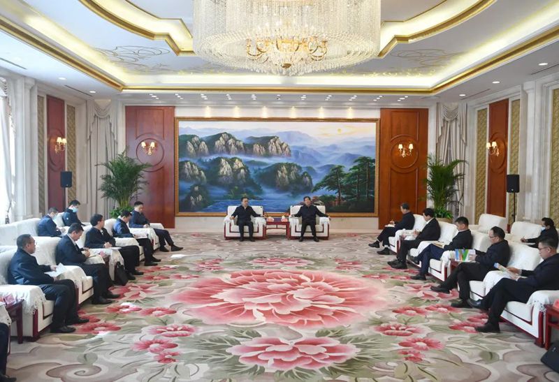 鄒磊拜會寧夏回族自治區(qū)黨委書記、人大常委會主任陳潤兒