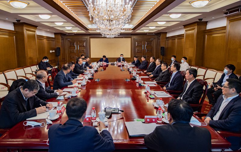 鄒磊、寇偉會見哈電集團(tuán)董事長曹志安、總經(jīng)理吳偉章