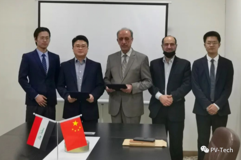 中國(guó)能建與伊拉克、越南簽署355MW光伏項(xiàng)目