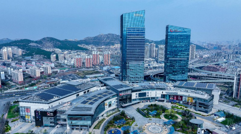 1.2MW！山東商業(yè)綜合體屋頂光伏發(fā)電項目并網(wǎng)發(fā)電