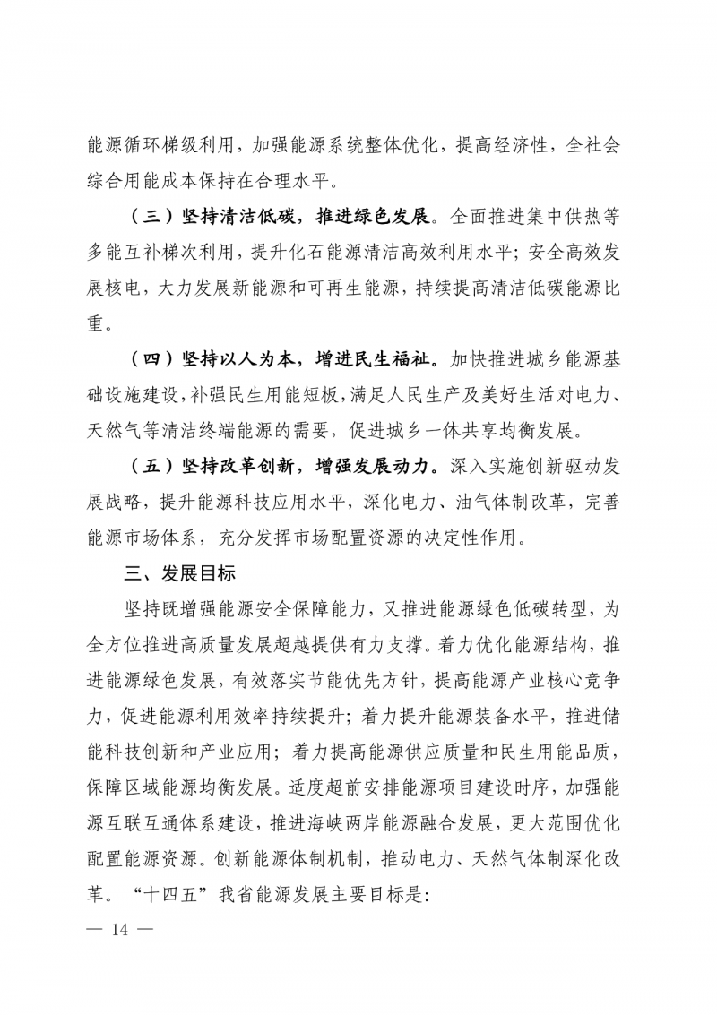 光伏新增300萬千瓦！福建省發(fā)布《“十四五”能源發(fā)展專項規(guī)劃》