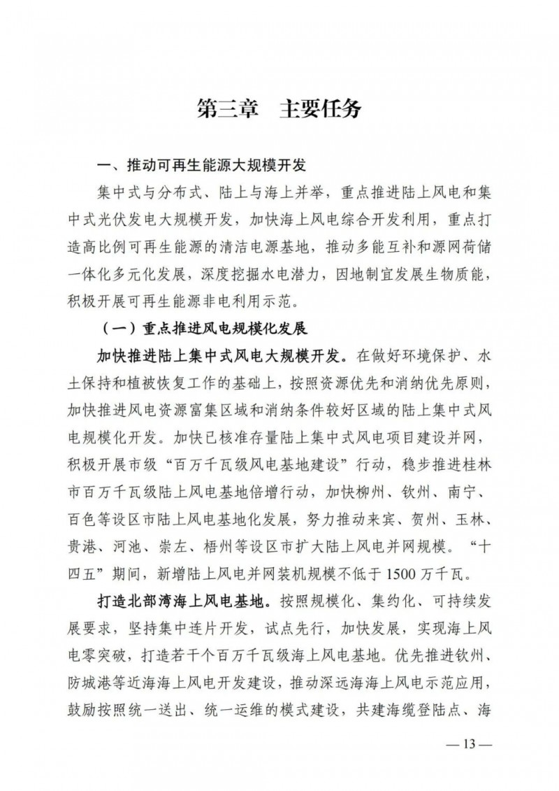 廣西&ldquo;十四五&rdquo;規(guī)劃：大力發(fā)展光伏發(fā)電，到2025年新增光伏裝機(jī)15GW！