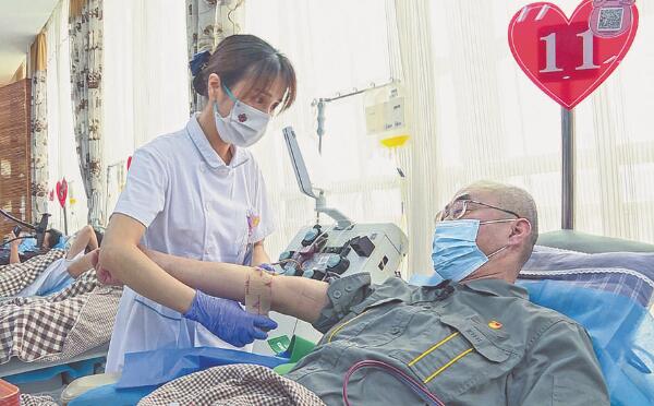 朱皞：22年，堅(jiān)持無償獻(xiàn)血