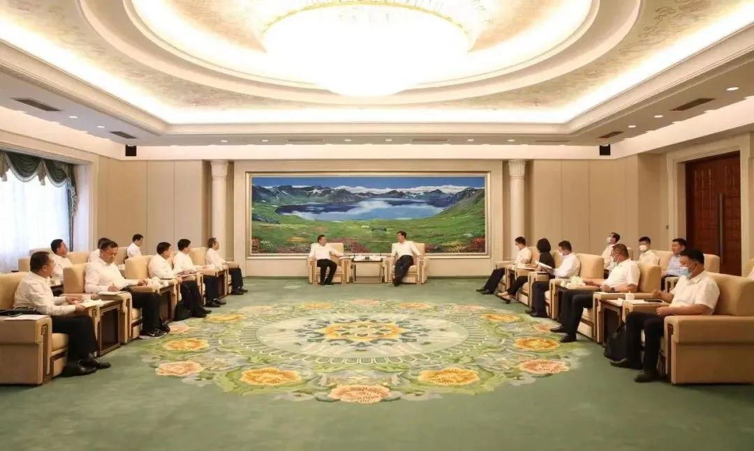 中國能建黨委書記、董事長宋海良拜會吉林省委常委、長春市委書記張志軍