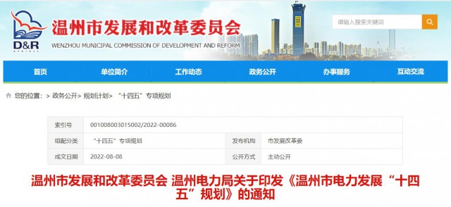 浙江溫州：推進(jìn)園區(qū)和居民屋頂分布式光伏發(fā)電應(yīng)用，到2025年底，全市光伏裝機(jī)量達(dá)300萬千瓦