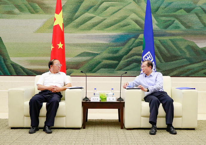 國家電投總經(jīng)理、黨組副書記江毅會見湖北省武漢市委常委、武漢經(jīng)開區(qū)工委書記劉子清