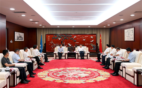 溫樞剛會見中國信達黨委書記、董事長張衛(wèi)東