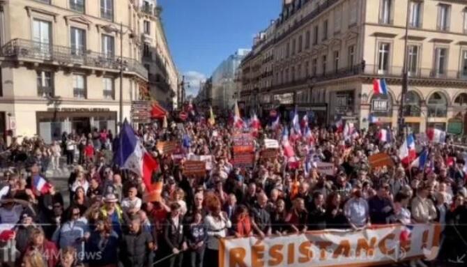 能源危機(jī)、高通脹令德法面臨“持續(xù)動(dòng)蕩”危機(jī)，抗議罷工不斷上演