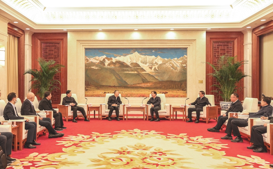 雷鳴山、韓君拜會(huì)云南省委書記王寧、省長王予波