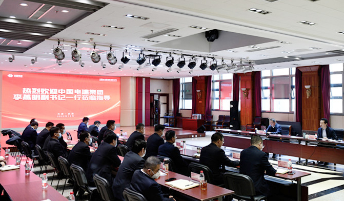 中國(guó)電建黨委副書(shū)記、董事李燕明到水電基礎(chǔ)局調(diào)研慰問(wèn)