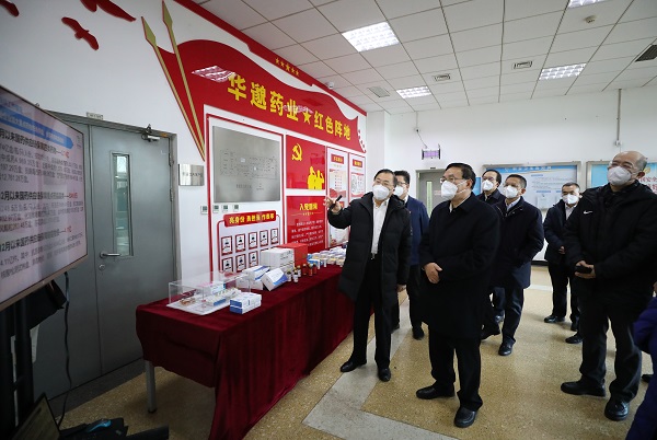 張玉卓到通用技術(shù)集團(tuán)、國藥集團(tuán)調(diào)研強(qiáng)調(diào) 全力做好重點(diǎn)防疫藥品物資生產(chǎn)保供 更好服務(wù)疫情防控大局