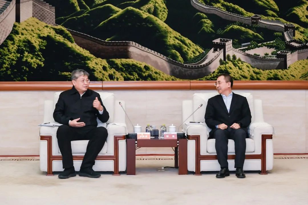 國(guó)家能源集團(tuán)黨組書(shū)記、董事長(zhǎng)劉國(guó)躍與中國(guó)大唐主要領(lǐng)導(dǎo)會(huì)談