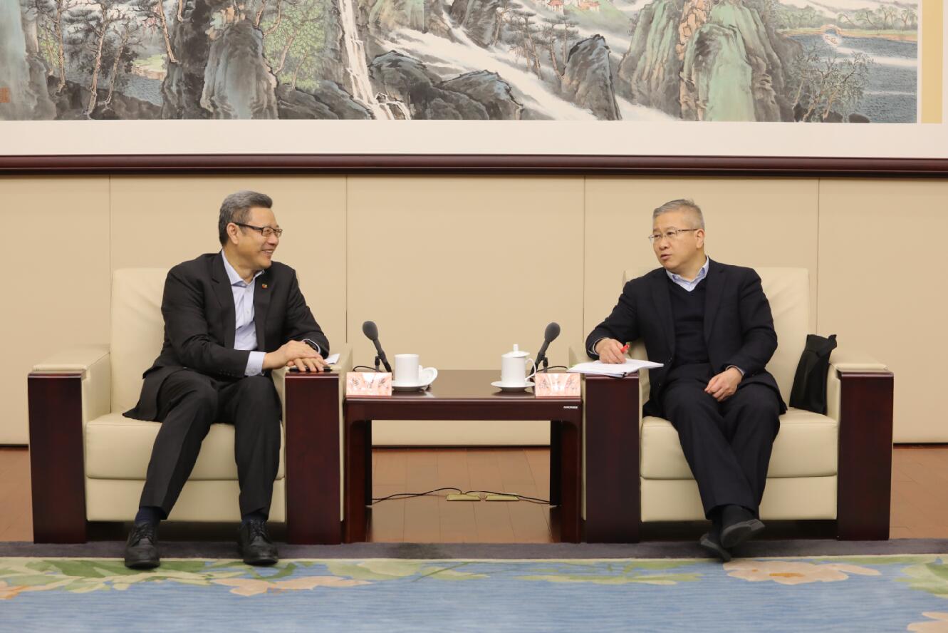 國(guó)家電投黨組書(shū)記、董事長(zhǎng)錢智民拜會(huì)浙江省委常委、常務(wù)副省長(zhǎng)徐文光