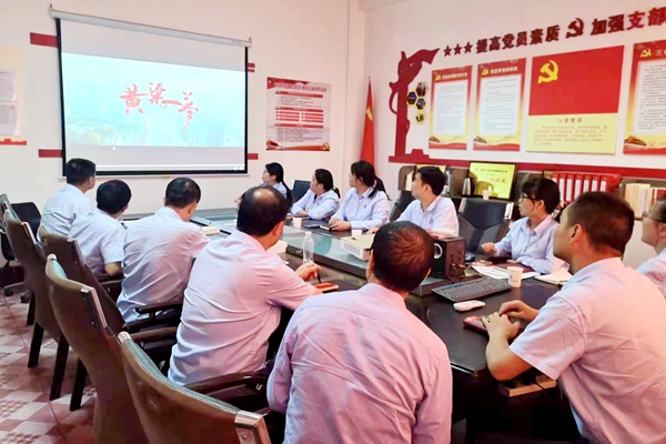 陜煤石電公司經(jīng)營(yíng)管理黨支部開展“勇?lián)?dāng) 善作為 學(xué)習(xí)身邊榜樣”主題黨日活動(dòng)