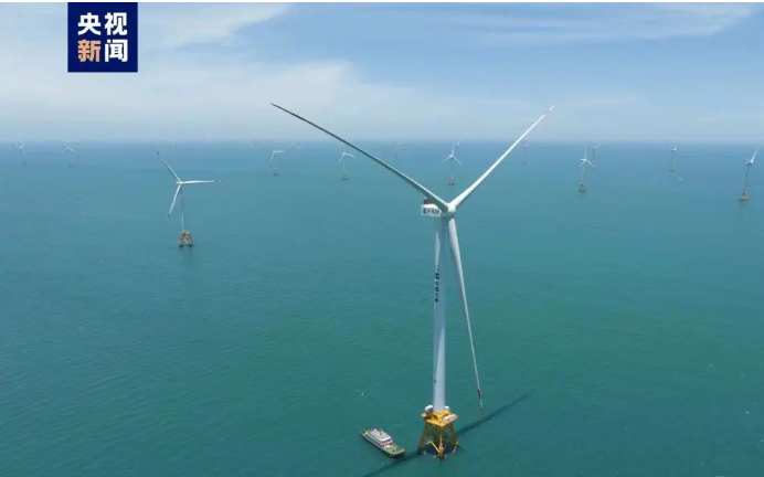 全球首臺(tái)16兆瓦超大容量海上風(fēng)電機(jī)組并網(wǎng)發(fā)電！