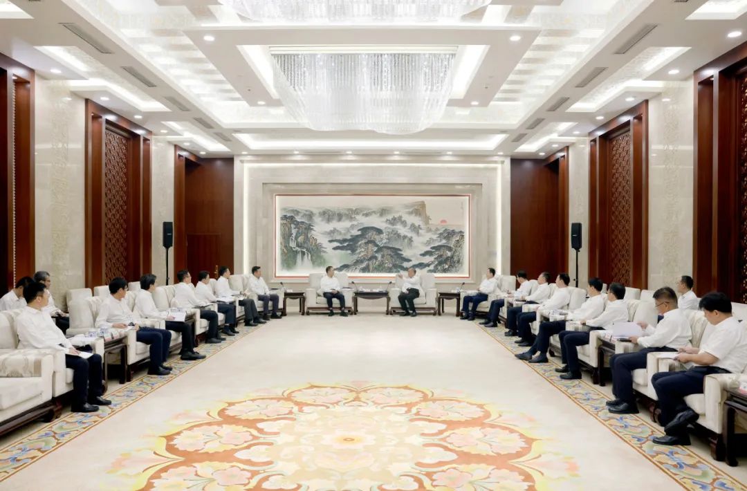 大唐集團鄒磊、劉明勝拜會山東省委書記林武、省長周乃翔