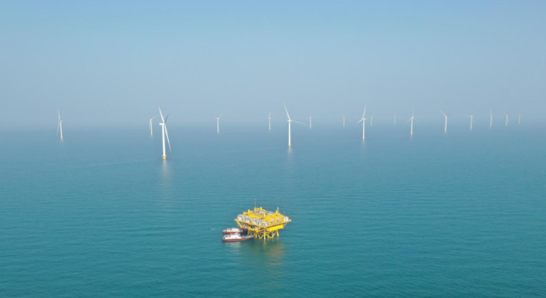 山東首個百萬千瓦級海風(fēng)基地！國家電投半島南U1一期并網(wǎng)發(fā)電