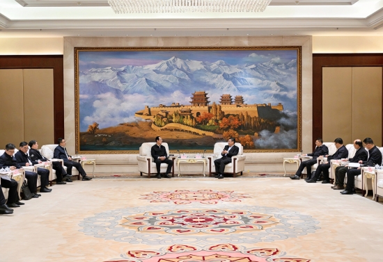 中國電建黨委書記、董事長丁焰章拜會甘肅省委副書記、省長任振鶴