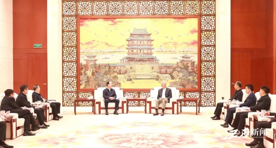 中國電建黨委書記、董事長丁焰章拜會(huì)江西省委書記尹弘