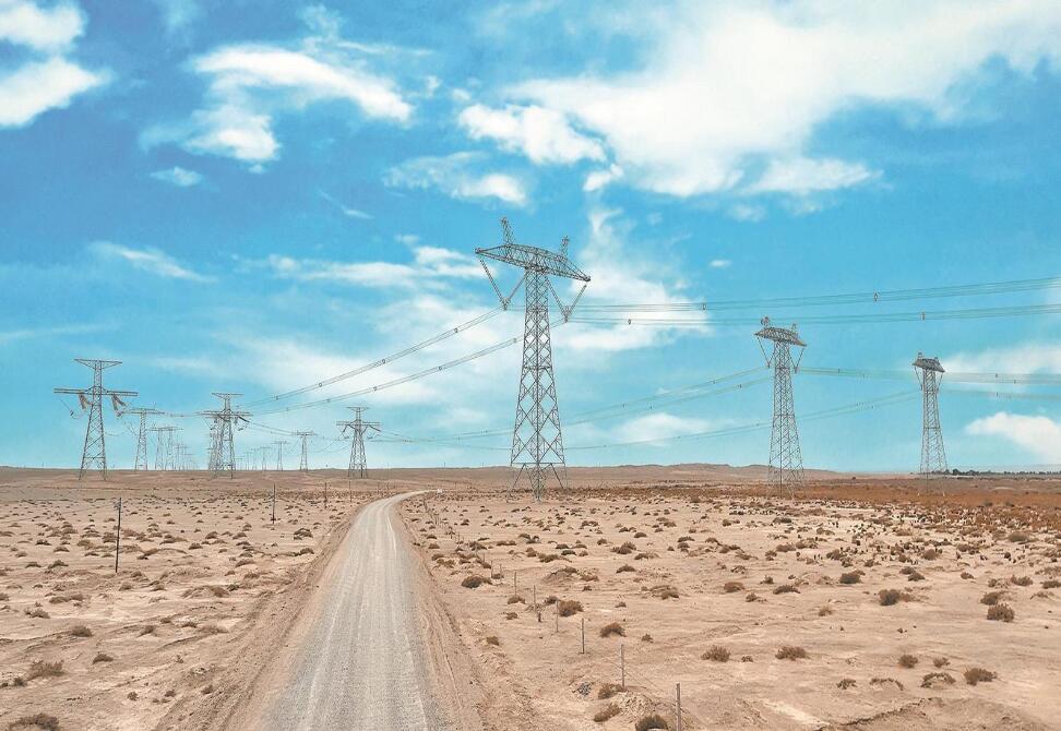 國網(wǎng)甘肅電力馭風追光，隴上綠電送遠方