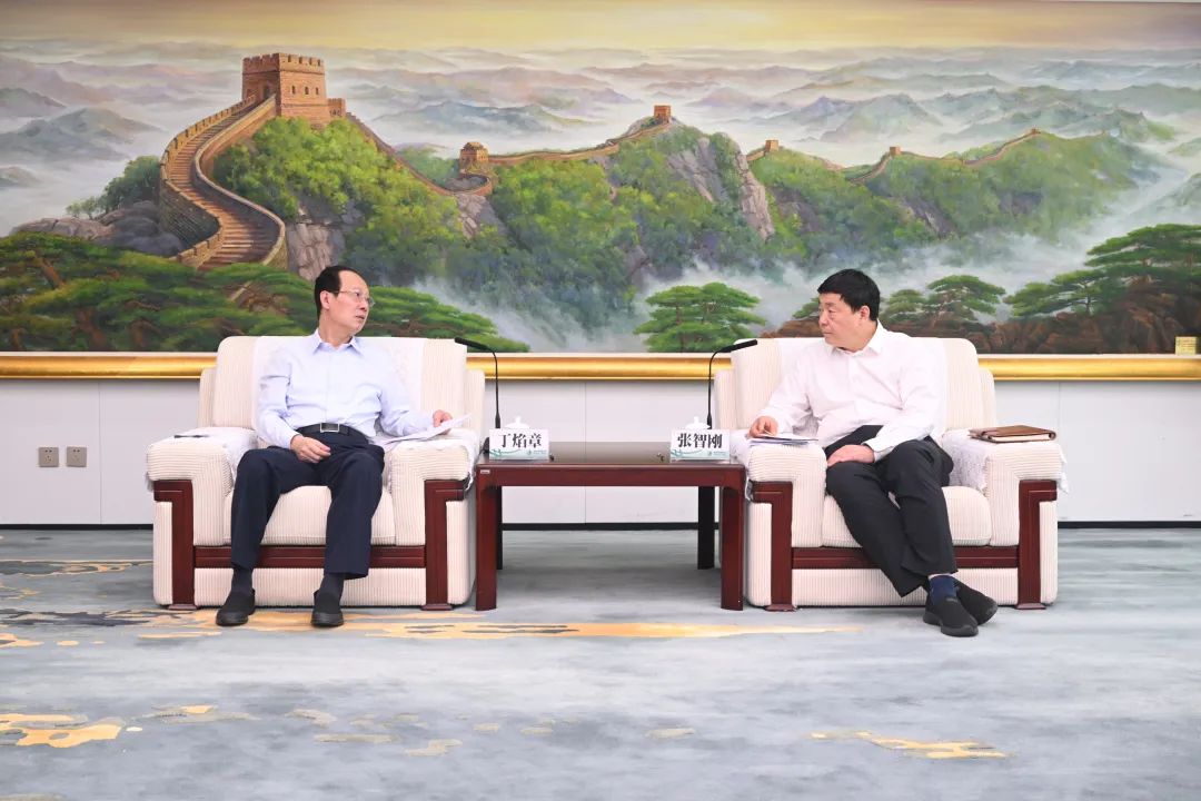 中國電建黨委書記、董事長丁焰章與國家電網(wǎng)有限公司董事長、黨組書記張智剛舉行會(huì)談