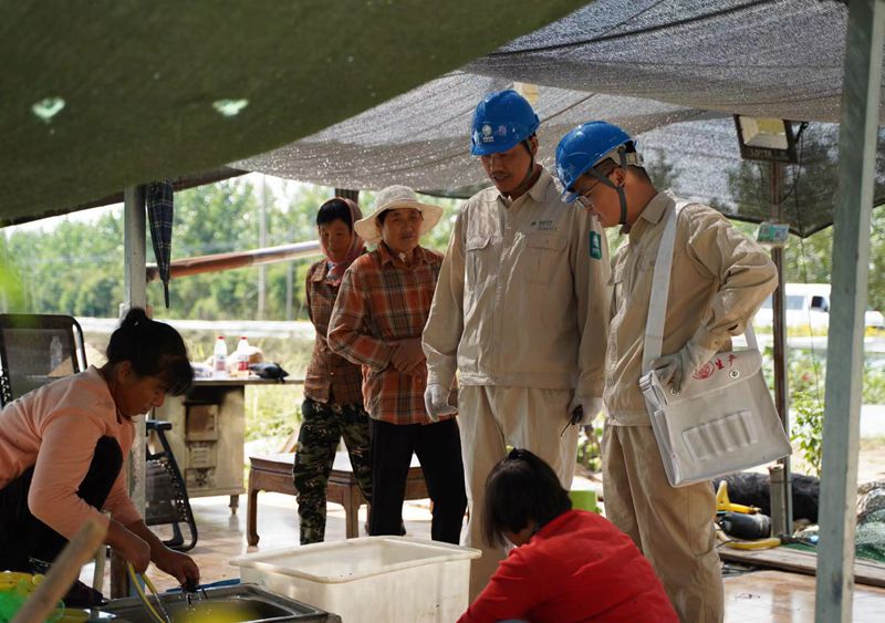 國網江蘇電力睢寧縣供電公司:貼心服務養(yǎng)殖戶