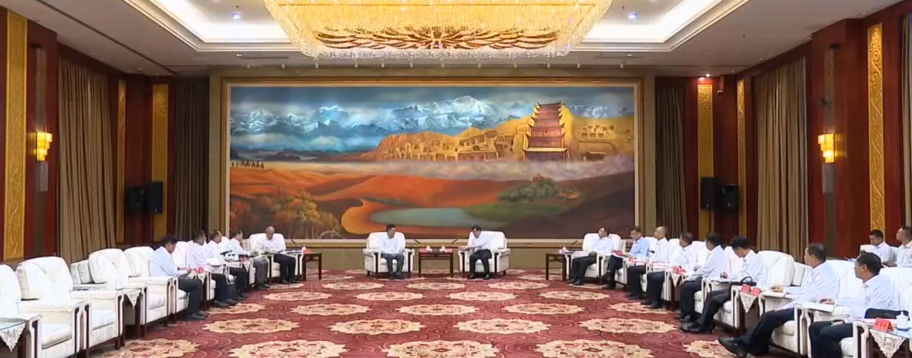 國家電投董事長劉明勝、總經(jīng)理栗寶卿拜會(huì)甘肅省委書記胡昌升、省長任振鶴