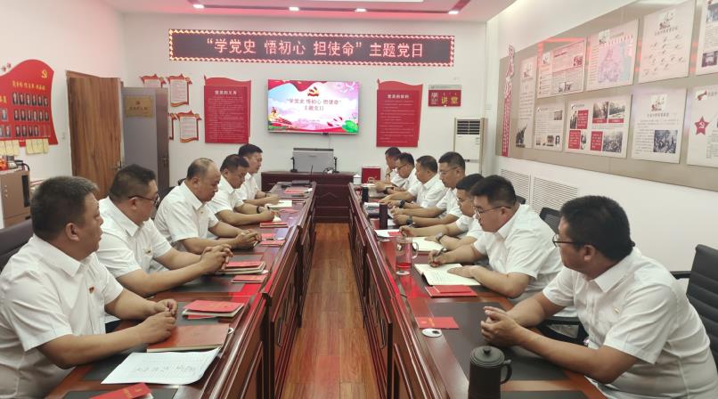 內(nèi)蒙古烏海供電公司聯(lián)盟支部開展“學(xué)黨史 悟初心 擔使命”主題黨日活動