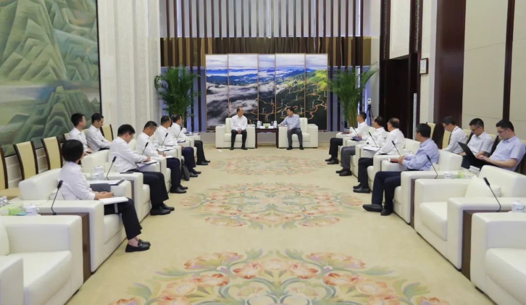 國家電投黨組書記、董事長劉明勝會見中國化學黨委書記、董事長莫鼎革