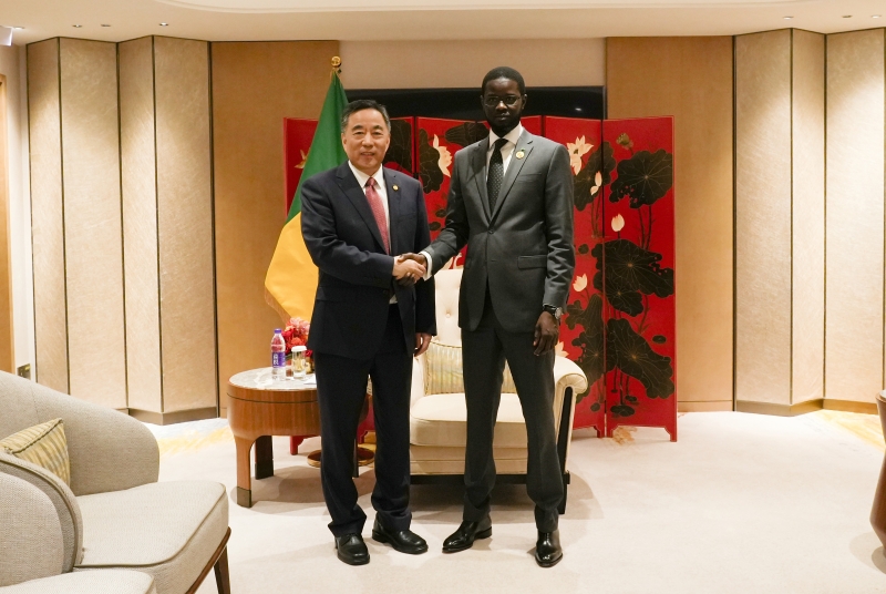 中國能建黨委書記、董事長宋海良拜會塞內(nèi)加爾總統(tǒng)法耶