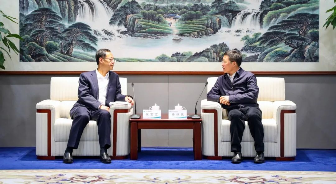 中國電氣裝備黨委書記、董事長李洪鳳會見交通銀行黨委副書記、行長張寶江