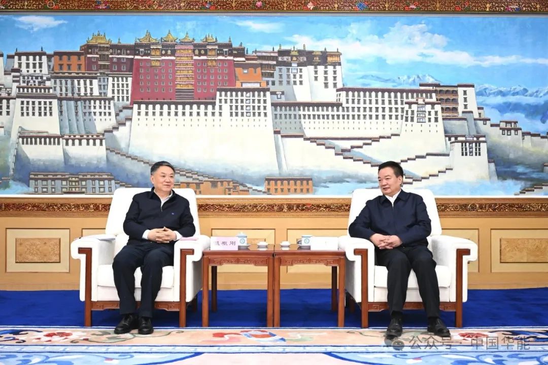 華能集團董事長、黨組書記溫樞剛拜會西藏自治區(qū)黨委書記王君正
