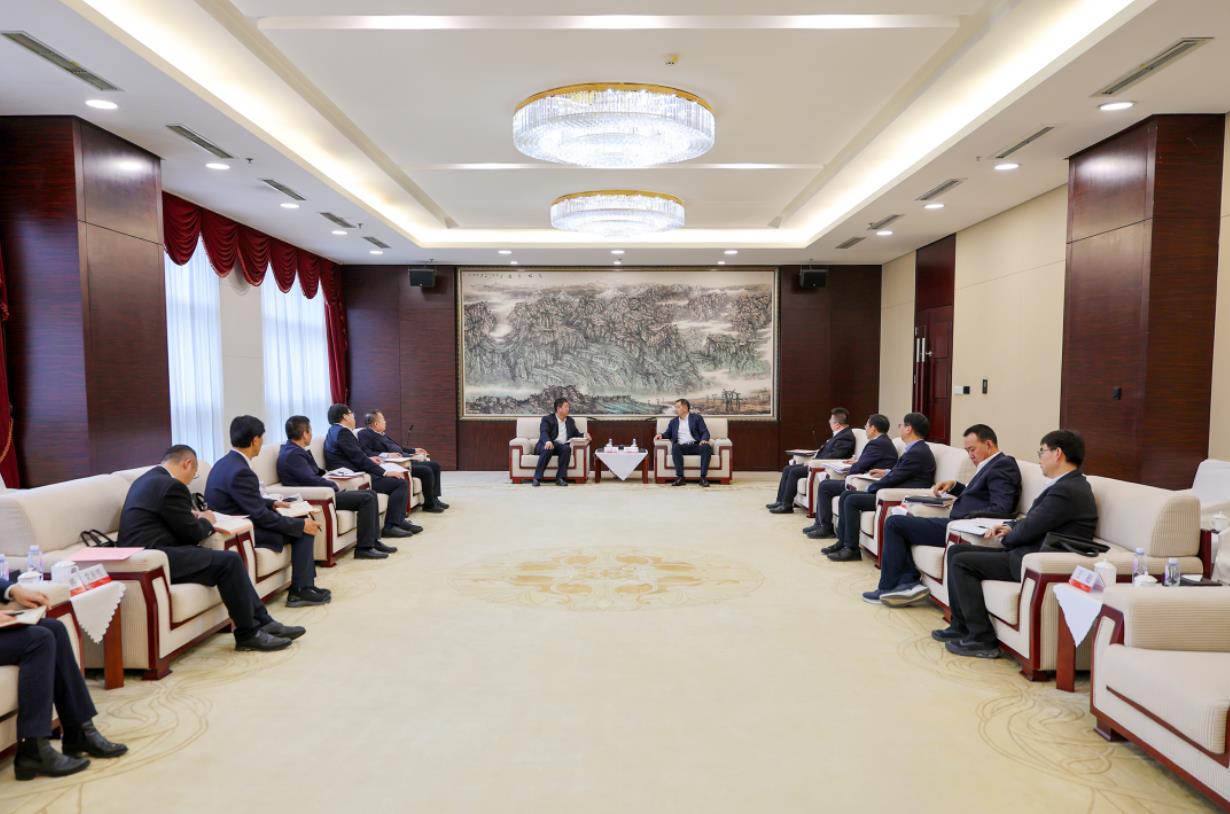 大唐甘肅公司黨委書記、董事長王建偉拜會(huì)國網(wǎng)甘肅省電力公司董事長、黨委書記林一凡